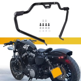 Bravema Motorcycle Engine Guard Crash Bar Fit for 2018-2023 Harley Softail Fat Boy FLFB, Heritage Classic FLHC, Street Bob FXBB, Breakout FXBR, Low Rider FXLR, Deluxe FLDE