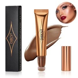 Liquid Blush Made of Stick, Rouge Highlighter Stick, with Soft Cushion Applicator, 3-in-1 Creamy Highlighter Stick, Makeup Stick for the Face, Liquid Blush Pen for Contouring (#2)