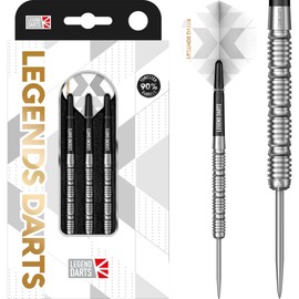 Legend Darts | Steel Tip Darts Set | 90% Tungsten | Pro Series | V17 | Quad Ring | Available in Mupltiple Weights. (22, Grams)