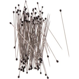 100 Pcs Insect Pins Specimen Pins Stainless Steel with Plastic Box Resin for Head for Entomology Dissection for Butte, Science Education