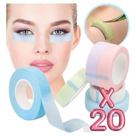 Cinta Micropore Flexible Universo en Línea Extensión Pestañas Mink 20 Cintas