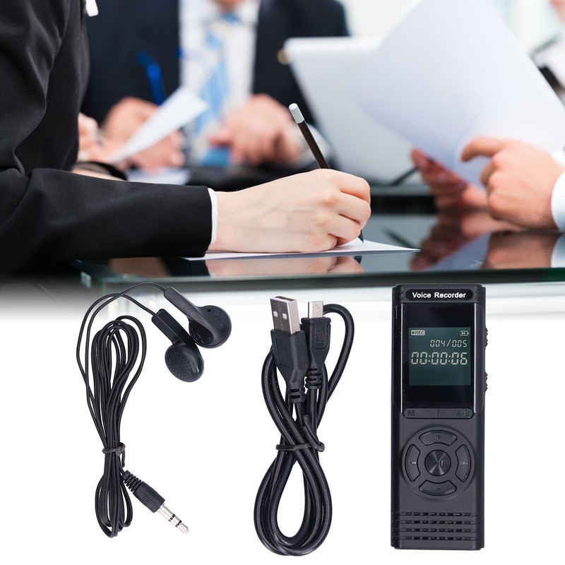 8G LCD Digital Voice Recorder Portable Voice Activated Recorder Pen