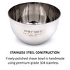 Parker Safety Razor, Deluxe Unbreakable Stainless Steel Shaving Bowl -