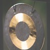 Woodstock Chimes Woodstock Wind Chimes Desk Gong, Brass Hand-Hammered Bronze,