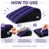 Inflatable Wedge Pillow for Travel & Rest – Portable Body