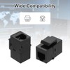 sourcing map 2 Pack Cat 3 Ethernet Coupler, RJ11 8P4C