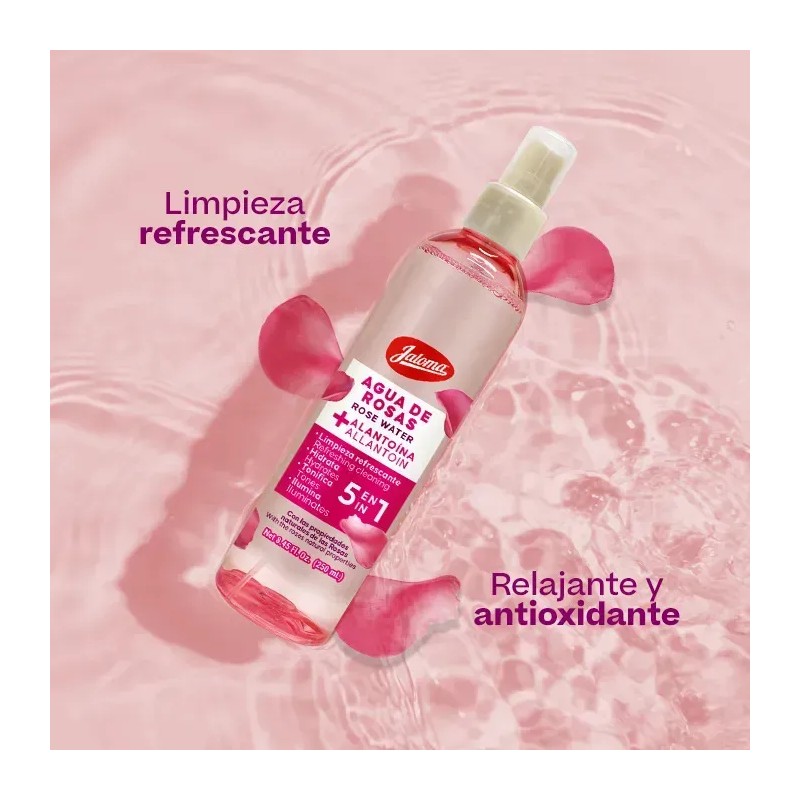 Jaloma Tónico Agua de Rosas Antioxidante para Todo Tipo de