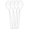 Set of 8 - 10 Clear Plastic Serving Spoons For