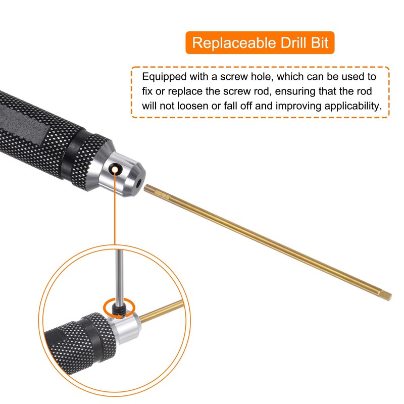 sourcing map 2pcs RC Hex Screwdriver 2mm Titanium Hexagon Screwdrivers