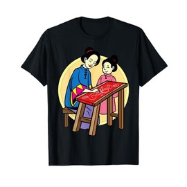 Cartoon Characters Crafting Together For Kids T-Shirt