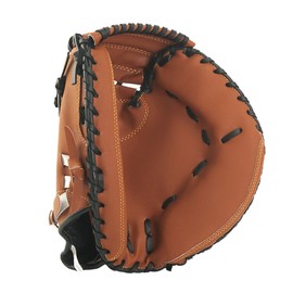 PEAKS & TREES Baseball Catcher Mitt, Soft, For Boys, Adults, Children, Practice, Right Handed Toy, Catch Ball, Kids, Juniors, Outdoor Play, Park, Beginners, Boys, Girls, Elementary School, Middle School Students, Ready-to-Use Gloves (Brown)