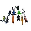 Mini Safari Jungle Animals Play Set - 28 Assorted Creatures,