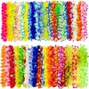 Collares Hawaianos 24/50/100pcs De Flores De Seda Coloridos