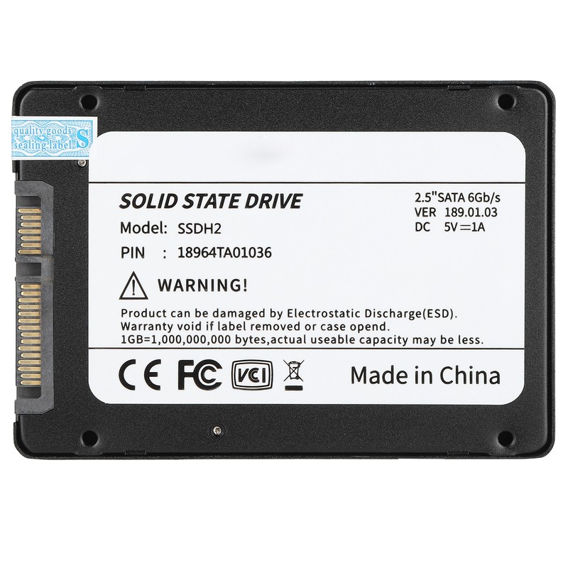 Hsthe Sea SSD Automatic Recognition Intelligent Error Correction Metal 2.5‑inch
