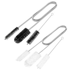 Voarge Set of 4 Aquarium Cleaning Brush Filter, Cleaning Brush Set for Pipes, Bottles, Bathtub Drain, 155 cm
