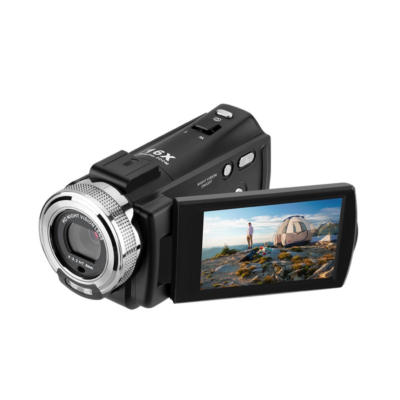 1080P Full HD 16X Digital Zoom Recording Video Camera Portable