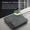 High Reliable Lightweight Standard 4in1 Folding Wireless Charger for Smartphones