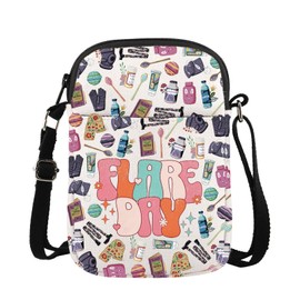 JTOUK Chronic Illness Crossbody Bag POTS Awareness Gift Rare Disease Awareness Gift Fibromyalgia Gift (Flare day CR EU)