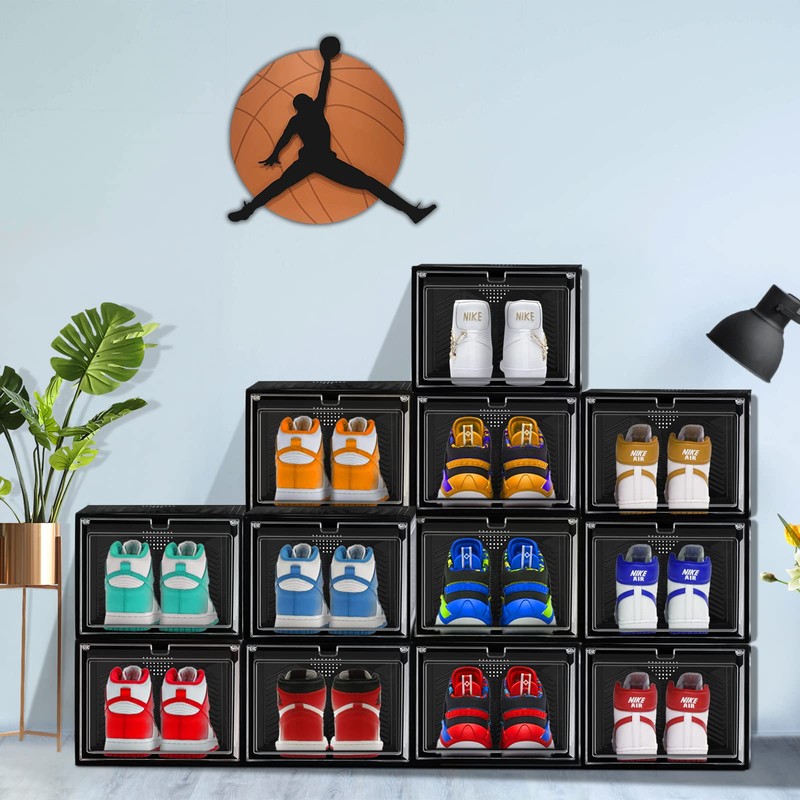 Shoe Boxes Shoe Containers Shoe Organizer for Closet, Shoe Storage