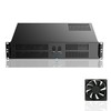 UTLGAMENG 2U Micro-ATX Rackmount Server Chassis, 4 PCIe Slots &