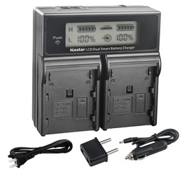 Kastar BP-950GPro AC LCD Dual Fast Charger Compatible with Canon BP-911 BP-911K BP-914 BP-915 BP-925 BP-930 BP-935 BP-945 BP-950 BP-955 BP-950G Pro BP-970G BP-975 BP-980G Pro Battery