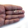 Jewelry Affairs 14K Yellow Gold Script Alphabet Initial Letter Charm