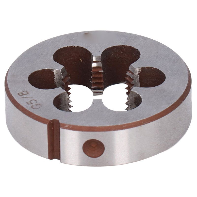 G5/8in Round Threading Die Alloy Steel Cylindrical Pipe Thread Repair