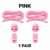 Elastic No-Tie Shoelaces with Button Lock – Stretch Round Laces