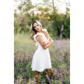 Allara Flutter Sleeve Mini Dress (X-Small, White)