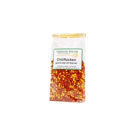 Chilli Flakes Crushed with Seeds 150 g | Chilli Flakes Hot | Crushed Chilli Flakes | Chilli Kernels | Spices | Spice Mix | Gerüche-Küche | 50 g or 150 g