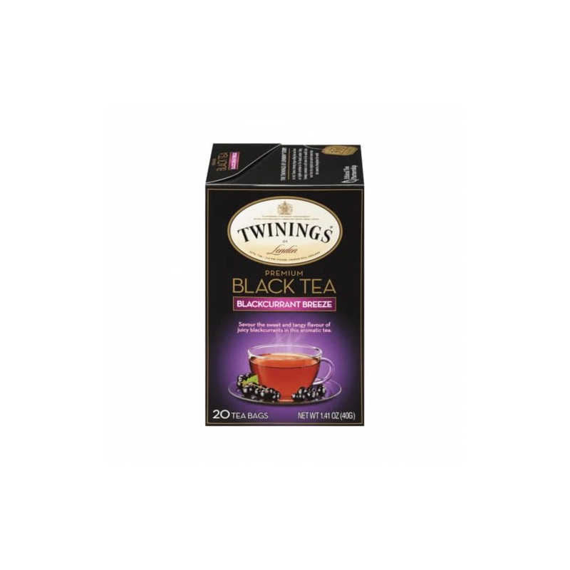 Twinings Tea Black Tea - Blackcurrant Breeze - 20 Bags