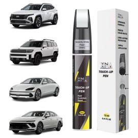 XNA Serenity White Pearl(W6H) for Hyundai Touch Up Paint, Car Scratch Remover for Nicks and Chips Repair, 2-In-1 Quick & Easy Fix Car Scratch Repair Kit with Exact Color-Matched