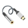 High Resolution Sound Quality: USB C Earphone Jack Converter, USB