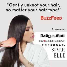 Detangle Hair Brush for Curly Hair, Straight, Dry & Wet Hair - Detangling Hair Brush for Thick Hair & Fine - Curly Hair Brush for Kids, Women, & Toddlers - Vegan Detangler Hair Brush by Lily England