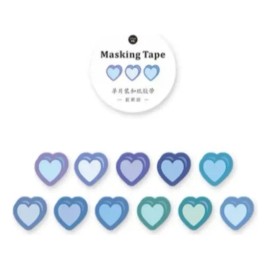 Washi Tape Corazon Sticker Scrapbook Papeleria Bonita 1 Roll