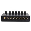 Sound Mixer Ultra Compact Metal Low Noise 6 Channel Stereo