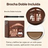 Bluemega Crema de Cejas Bicolor 2 en 1 y Gel
