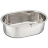 Pearl Metal Atto Aqua HB-4147 Slim Oval Wash Tub 13.4×9.1