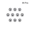 sourcing map 1/4" Carbon Steel Bearing Balls Precision Balls 85pcs