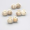 Infinity Decor Pack of 8 White & Golden Colour Designed
