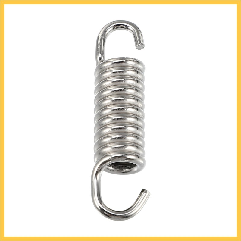 BULLSPANN Motorcycle Universal Exhaust Pipe Spring 43 mm Stainless Steel