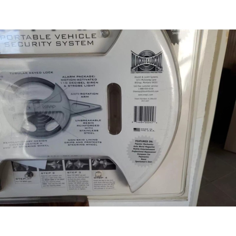 Blockit & Lockit The Wrap DELUXE w/ Alarm Package -