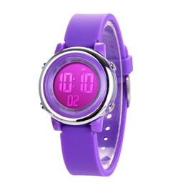 L LAVAREDO Kids Watch, Girls Watch for Kids Age 3-10 3D Cute Cartoon Unicorn Watches for Girl 7 Color Lights Digital Toddler Wrist Watch Montre Enfant Fille