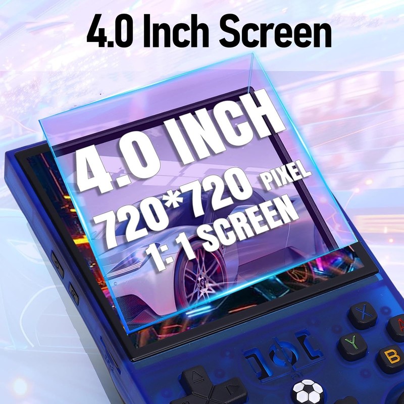 R36 Max Retro Handheld Game Console,18000+ Classic Games,Support 30+ Simulators,4.0