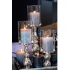 EDZARD Candlestick/windlight Mascha, height 11,0 in, silver plated, tarnish protected,