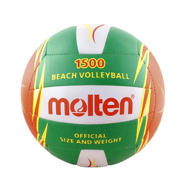 Molten Unisex's Beach Volleyball Ball Gr. 5, Blue/Yellow, 5