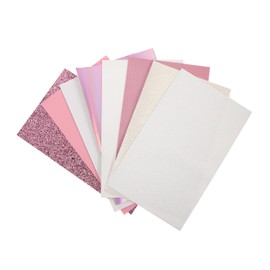 Hohopeti DIY Craft Leatherette Sheets 20x33cm Artificial Leather Rolls for Purse Making Decor