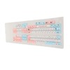 PBT Keyboard Keycaps 130 Keys Dye Sublimation Ergonomic Rich Colors