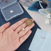 Beebeecraft 5Pcs 925 Sterling Silver Flower Charms Floral Pendants