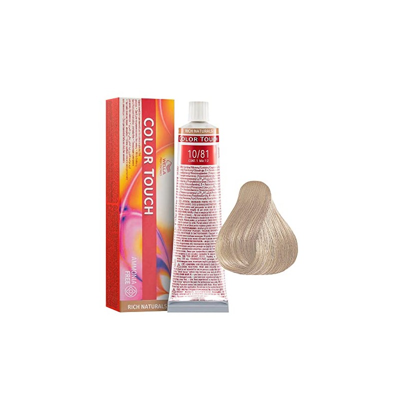 Wella Color Touch 10/81 Light Blonde Pearl Ash (1 x